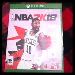 Xbox one game NBA 2k 18 game is there